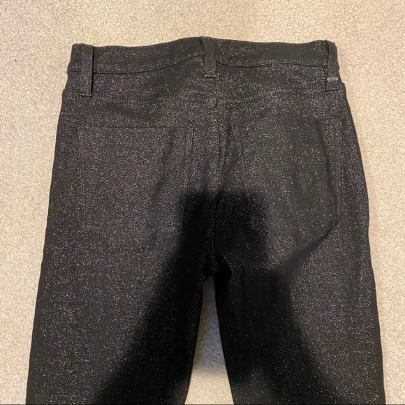 Hudson Black Nico Super Skinny Glitter Jeans size 25 - Picture 10 of 10